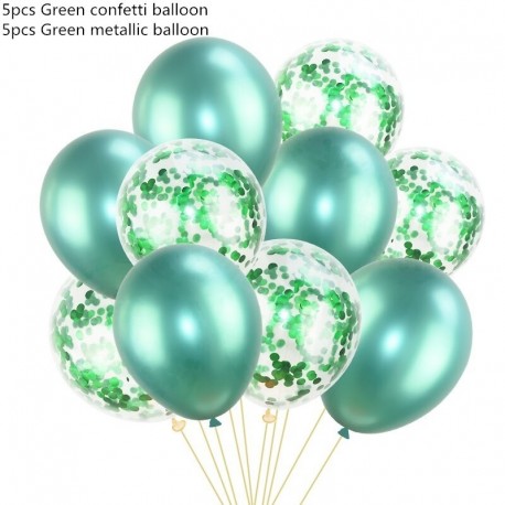 Set6 - 10db 12 hüvelykes fém lufi fém latex lufi születésnapi party dekoráció esküvői lufi arany felfújható hélium