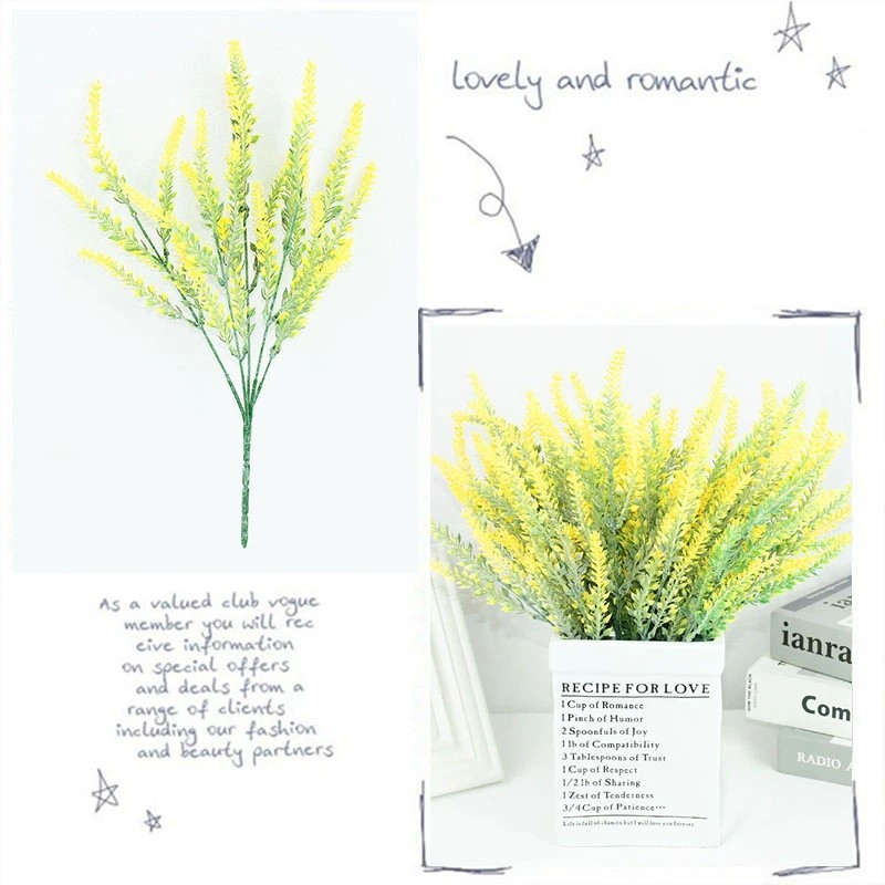 F - 1 csokor romantikus provence-i levendula mesterséges virágok ...