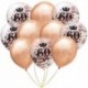 arany konfetti 18 - 5db Boldog születésnapot lufi Születésnapi szám lufi 30 40 50 60 Latex lufi Esküvői évforduló