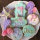 SetA - 3db Seahorse Starfish Seashell Cookie Cutter penge a tenger alatt sellő születésnapi party dekoráció DIY torta keksz