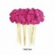 G - 10db pálmalevél Flamingo Cupcake Topper hawaii Luau nyári party torta dekoráció gyerekek dzsungel születésnapi party