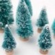 8db-bézs - 8db / tétel Mini karácsonyfa DIY hamis fenyőfák asztali karácsonyi díszek karácsony party Navidad ajándékok
