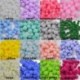 100db 15mm-es többszínű Pompom szőrgömb kézműves DIY Soft Pom Poms gyerekeknek