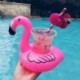 17. - Felfújható pohártartó egyszarvú flamingó italtartó úszómedence úszó fürdő medence játék hawaii nyári party
