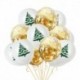 15db mix4 - 15db Boldog Karácsonyt Léggömbök Mikulás Jávorszarvas Karácsonyfa Karácsonyfadíszek Otthoni Xmas Globos