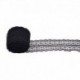 19 balck - 10m * 45mm csipke szalag csipke díszítő szövet DIY hímzett csipke díszítés varrás kiegészítőkhez
