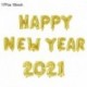 boldog új évet 2021-ben - 2021 Boldog új évet lufi dekoráció fólia léggömbök karácsonyi díszek otthoni szilveszteri