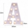 A - DIY LED levél éjszakai fény kreatív 26 angol ábécé száma elemlámpa romantikus esküvői party dekoráció
