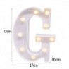 G - DIY LED levél éjszakai fény kreatív 26 angol ábécé száma elemlámpa romantikus esküvői party dekoráció