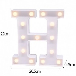 H - DIY LED levél éjszakai fény kreatív 26 angol ábécé száma elemlámpa romantikus esküvői party dekoráció