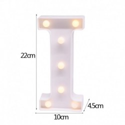 én - DIY LED levél éjszakai fény kreatív 26 angol ábécé száma elemlámpa romantikus esküvői party dekoráció