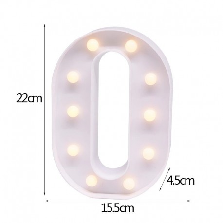 O - DIY LED levél éjszakai fény kreatív 26 angol ábécé száma elemlámpa romantikus esküvői party dekoráció