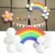 25db / készlet Latex Rainbow Balloon Esküvői Esküvői Gyerekek Születésnapi Party Zuhanyzó Dekorációs Kellékek DIY