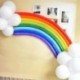 25db / készlet Latex Rainbow Balloon Esküvői Esküvői Gyerekek Születésnapi Party Zuhanyzó Dekorációs Kellékek DIY