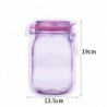 13,5x19cm - 5db üveg táskák újrafelhasználható snack táska fagyasztó hermetikus étel tároló táskák Ziplock táskák