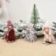 Stílus4 - Karácsonyfa díszek aranyos angyal baba lány sí medál fából készült Navidad újévi karácsonyfa díszek