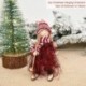 Stílus6 - Karácsonyfa díszek aranyos angyal baba lány sí medál fából készült Navidad újévi karácsonyfa díszek