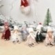Stílus6 - Karácsonyfa díszek aranyos angyal baba lány sí medál fából készült Navidad újévi karácsonyfa díszek