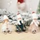 Stílus6 - Karácsonyfa díszek aranyos angyal baba lány sí medál fából készült Navidad újévi karácsonyfa díszek
