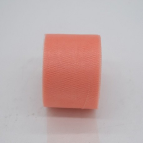 M04 - 5 cm * 25 yardos kristály tüll hálós tekercs Organza Tutu szövetszalag tekercses ajándékdoboz csomagolás esküvői