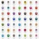 M04 - 5 cm * 25 yardos kristály tüll hálós tekercs Organza Tutu szövetszalag tekercses ajándékdoboz csomagolás esküvői