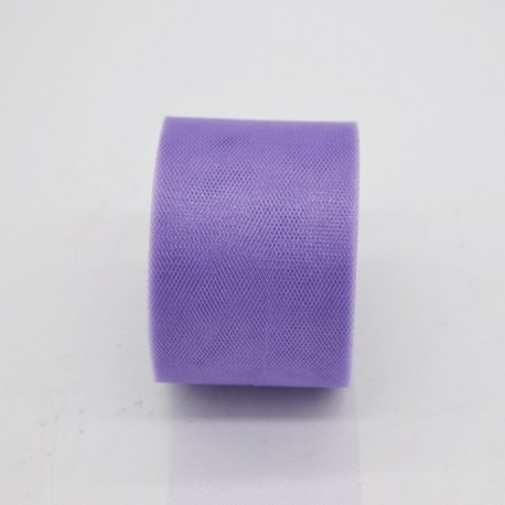 M08 - 5 cm * 25 yardos kristály tüll hálós tekercs Organza Tutu szövetszalag tekercses ajándékdoboz csomagolás esküvői