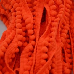 fluoreszkáló narancs - Csipke szövet 5 yard 11mm varrási kiegészítők