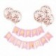 set4 - 6db / készlet Boldog születésnapot Levél Banner Garland konfetti Latex léggömbökkel Fiú lány Gyerekek