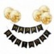 set5 - 6db / készlet Boldog születésnapot Levél Banner Garland konfetti Latex léggömbökkel Fiú lány Gyerekek