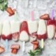 10db színes akril fagylaltpálca újrafelhasználható popsicle bot nyári születésnapi