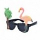 B - 1db Hawaii trópusi parti napszemüveg Flamingo hawaii Luau medence tengerparti party dekorációs kellékek ananász vicces