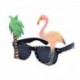 G - 1db Hawaii trópusi parti napszemüveg Flamingo hawaii Luau medence tengerparti party dekorációs kellékek ananász vicces
