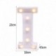 én - 21 cm LED-es éjszakai fény 26 angol ábécé száma elemlámpa romantikus esküvői party dekoráció karácsonyi