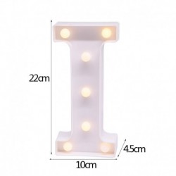 én - 21 cm LED-es éjszakai fény 26 angol ábécé száma elemlámpa romantikus esküvői party dekoráció karácsonyi