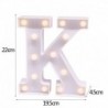 K - 21 cm LED-es éjszakai fény 26 angol ábécé száma elemlámpa romantikus esküvői party dekoráció karácsonyi