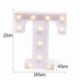 T - 21 cm LED-es éjszakai fény 26 angol ábécé száma elemlámpa romantikus esküvői party dekoráció karácsonyi