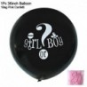 rózsaszín konfetti készlet - 36 hüvelykes fiú vagy lány léggömb nemű felfedő party fekete latex ballon kék