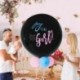 kék rózsaszín készlet - 36 hüvelykes fiú vagy lány léggömb nemű felfedő party fekete latex ballon kék rózsaszín