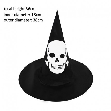 B07 - Felnőtt gyerekek Gyerekek Halloween boszorkány sapkák Álarcos varázsló sapka jelmez jelmez kiegészítők Halloween