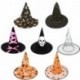 B07 - Felnőtt gyerekek Gyerekek Halloween boszorkány sapkák Álarcos varázsló sapka jelmez jelmez kiegészítők Halloween