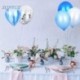 fekete téma - 20db party dekoráció achát ballon arany konfetti ballon boldog születésnapot ballon baba zuhany dekoráció