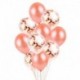 rózsaarany téma - 20db party dekoráció achát ballon arany konfetti ballon boldog születésnapot ballon baba zuhany
