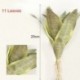 1db-11levelek - Mesterséges növények otthoni kert dekorációhoz Sansevieria ág hamis virágok műanyag levelek bonsai zöld