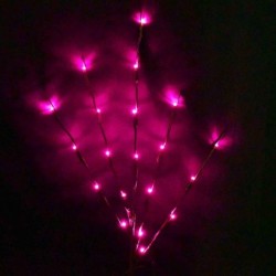 rózsaszín - 20LED fűzfa ágú lámpa LED fény karácsonyi születésnapi party esküvői lakberendezési elemek
