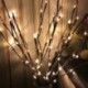 rózsaszín - 20LED fűzfa ágú lámpa LED fény karácsonyi születésnapi party esküvői lakberendezési elemek