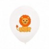 tigris - 10db dzsungel állati léggömbök 12 hüvelykes latex léggömb hélium Air Globos gyerekek szafari születésnapi