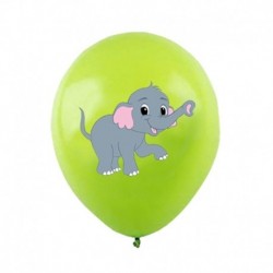 elefánt - 10db dzsungel állati léggömbök 12 hüvelykes latex léggömb hélium Air Globos gyerekek szafari születésnapi
