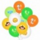 zebra - 10db dzsungel állati léggömbök 12 hüvelykes latex léggömb hélium Air Globos gyerekek szafari születésnapi