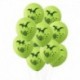 10db szett6 - 1Set Dinosaur Confetti Latex Balloons Happy Birthday Banner Jungle Wild Animal Kids Birthday Party Decoration Baby