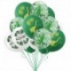 7db szám4 készlet - 1Set Dinosaur Confetti Latex Balloons Happy Birthday Banner Jungle Wild Animal Kids Birthday Party